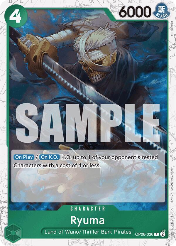 Ryuma (Alternate Art) [Extra Booster: Memorial Collection] | Silver Goblin