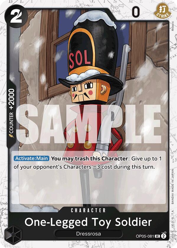 One-Legged Toy Soldier (Alternate Art) [Extra Booster: Memorial Collection] | Silver Goblin