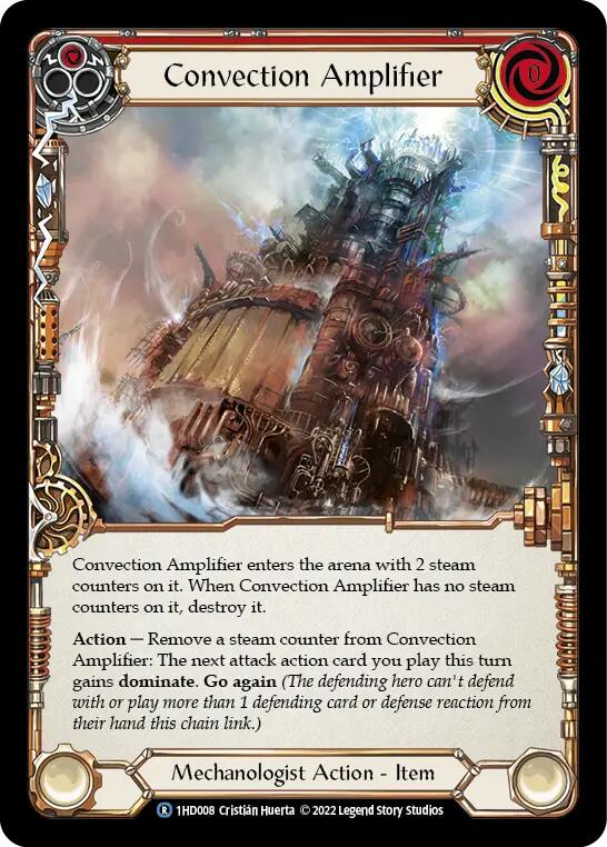 Convection Amplifier (Red) [1HD008] (History Pack 1 Dash Blitz Deck) | Silver Goblin