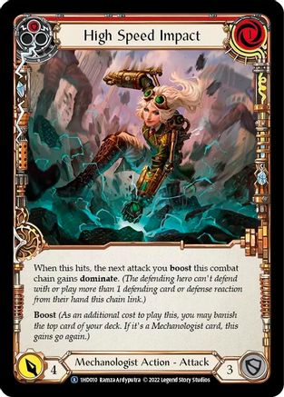 High Speed Impact (Red) (1HD010) - Blitz Deck: Historic Pack 1 - Dash