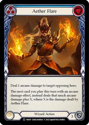 Aether Flare (Blue) (1HK017) - Blitz Deck: Historic Pack 1 - Kano