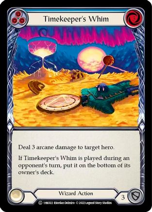 Timekeeper's Whim (Blue) (1HK022) - Historic Pack 1 Blitz Deck: Kano