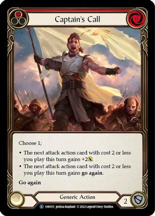 Captain's Call (Red) (1HV013) - Historic Pack 1 Blitz Deck: Viserai