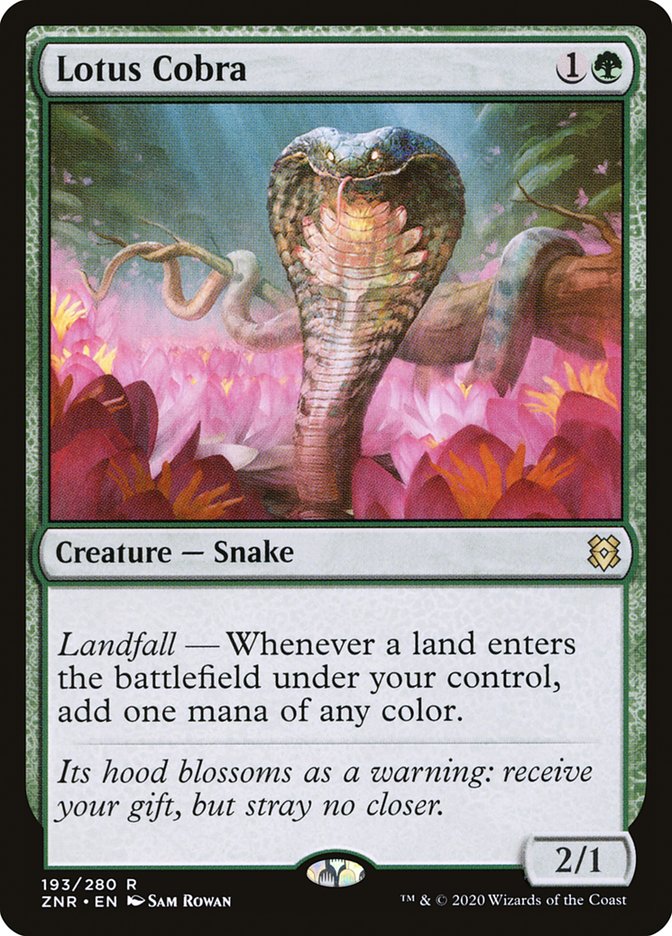 Lotus Cobra [Zendikar Rising] | Silver Goblin