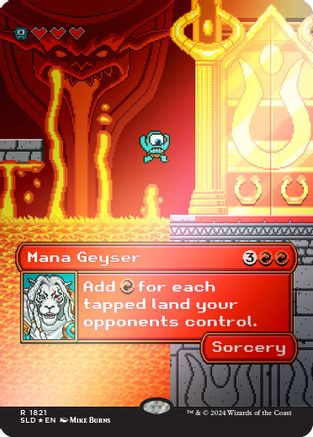 Mana Geyser (1821) Foil - Secret Lair Drop Series