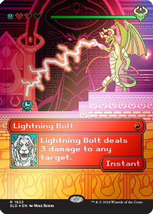 Lightning Bolt (1822) (Rainbow Foil) (1822) Foil - Secret Lair Drop Series
