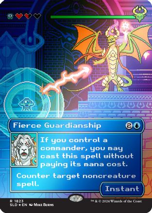 Fierce Guardianship (1823) Foil - Secret Lair Drop Series