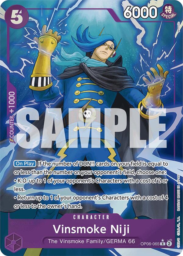 Vinsmoke Niji (OP06-065) (Full Art) [Premium Booster -The Best-] | Silver Goblin