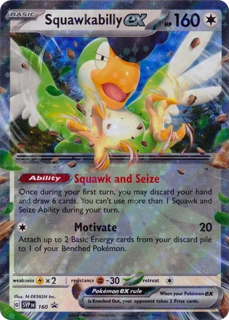 Squawkabilly ex (SVP160) [SV: Scarlet & Violet Promo Cards] | Silver Goblin