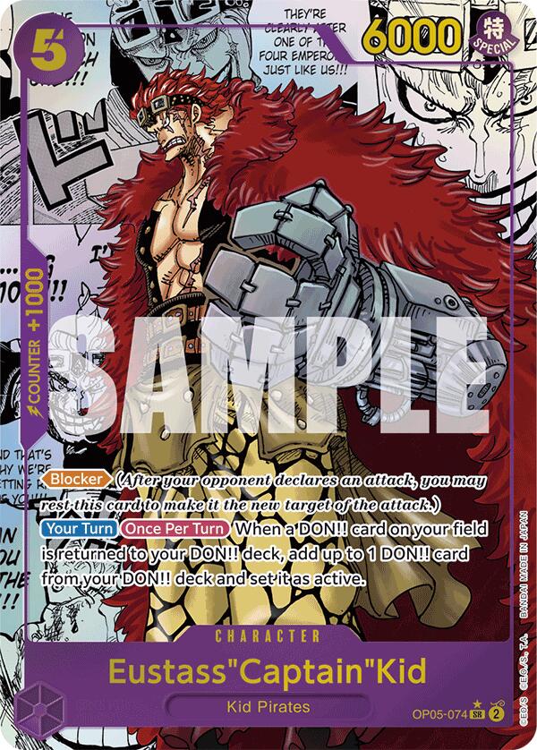 Eustass"Captain"Kid (OP05-074) (Manga) [Premium Booster -The Best-] | Silver Goblin