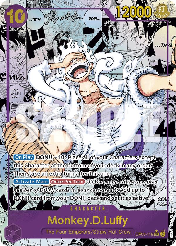 Monkey.D.Luffy (Alternate Art) (Manga) [Premium Booster] | Silver Goblin