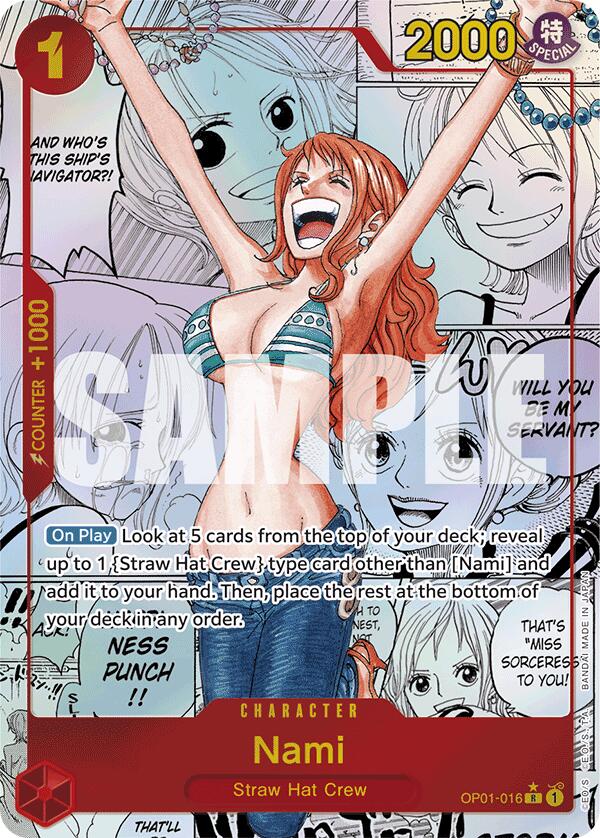 Nami (Alternate Art) (Manga) [Premium Booster] | Silver Goblin