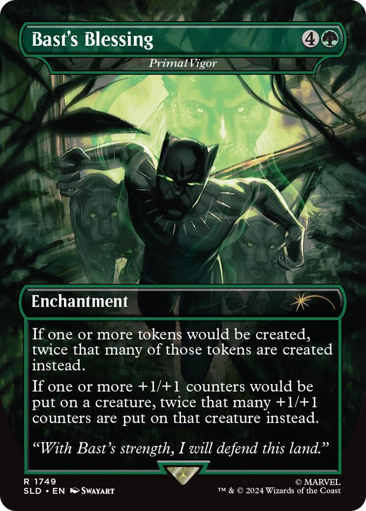 Bast's Blessing – Primal Vigor (1749) Foil - Secret Lair Drop