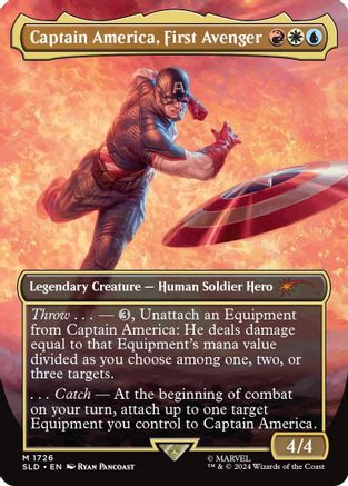 Captain America, First Avenger (1726) Foil - Secret Lair Drop