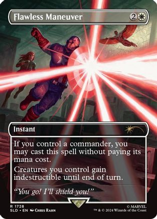Flawless Maneuver (Rainbow Foil) (1728) Foil - Secret Lair Drop Series