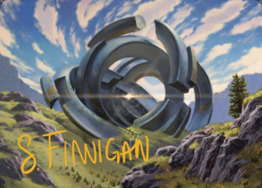 Thran Portal Art Card (Gold-Stamped Signature) [Dominaria United Art Series]