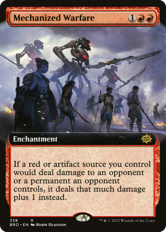 Mechanized Warfare (Extended Art) [The Brothers' War] Foil