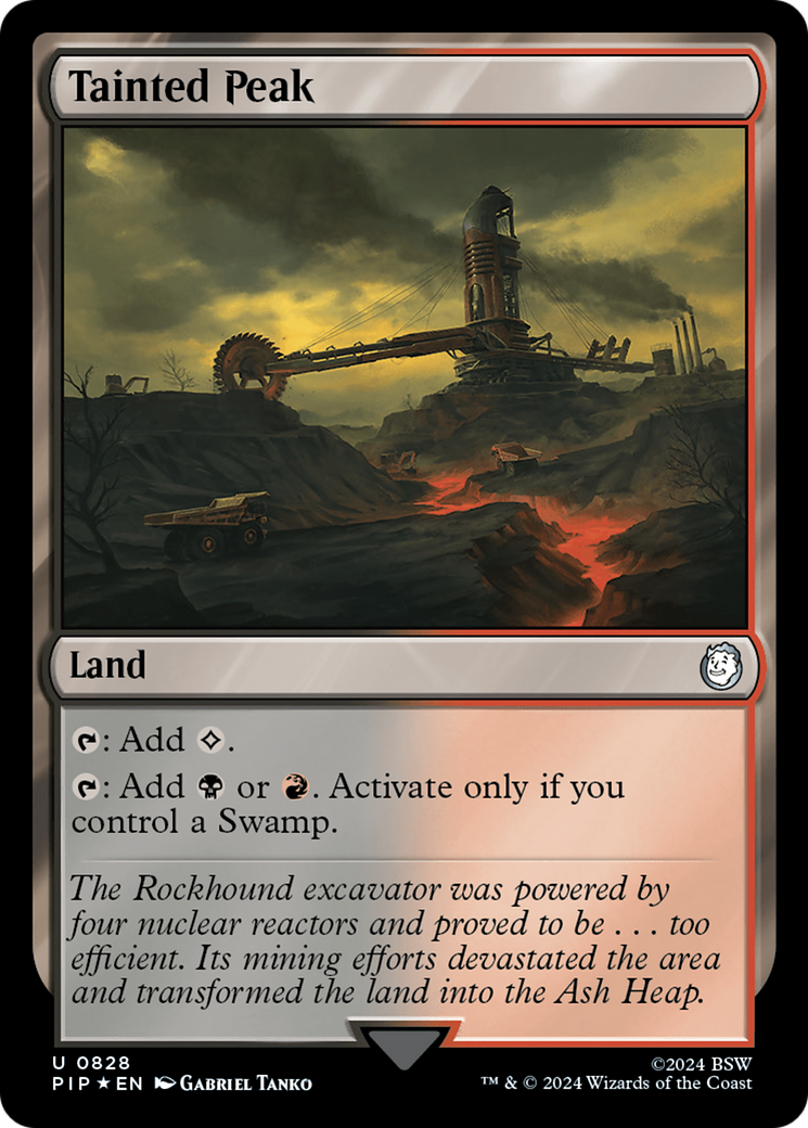 Tainted Peak (828) Surge Foil - Fallout
