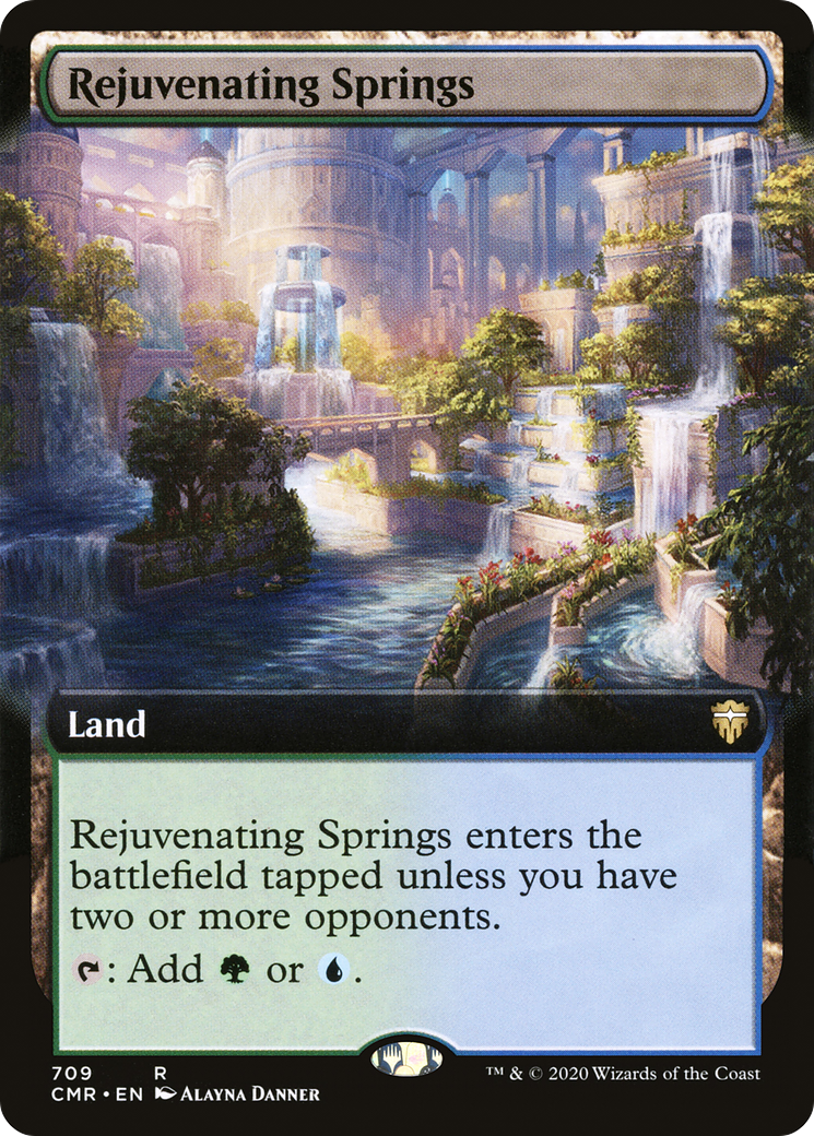 Rejuvenating Springs (Extended Art) (709) - Commander Legends