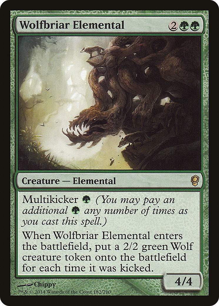 Wolfbriar Elemental (182) Foil - Conspiracy