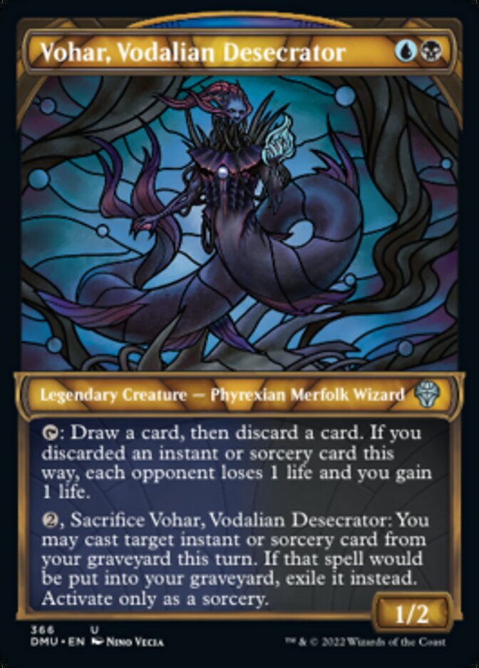 Vohar, Vodalian Desecrator (Showcase Textured) [Dominaria United] | Silver Goblin