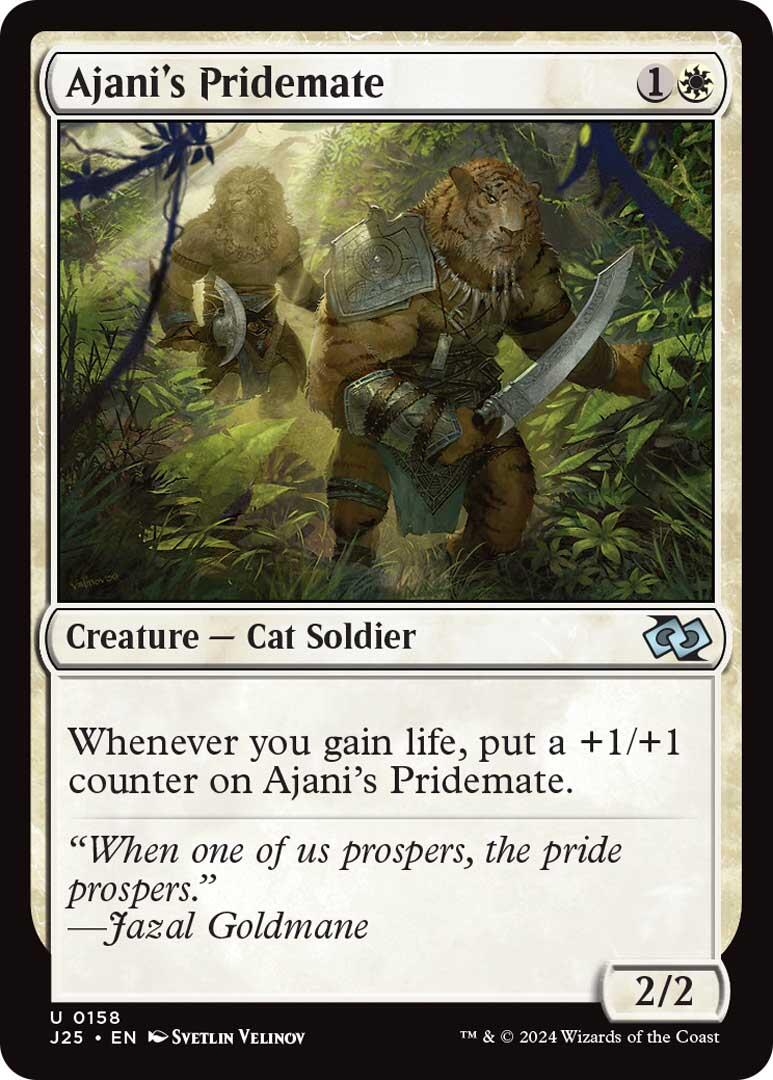 Ajani's Pridemate [Foundations Jumpstart] | Silver Goblin