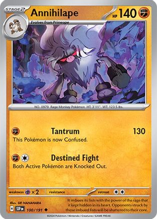 Annihilape (100/191) [Scarlet & Violet: Surging Sparks] | Silver Goblin