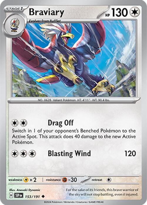 Braviary (153/191) [Scarlet & Violet: Surging Sparks] | Silver Goblin