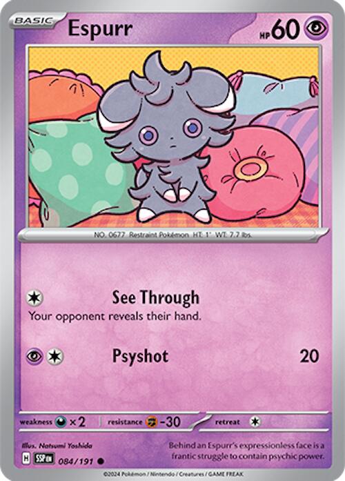 Espurr (084/191) [Scarlet & Violet: Surging Sparks] | Silver Goblin