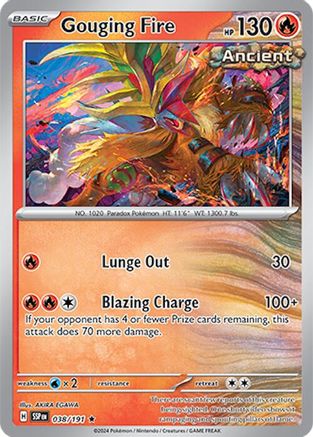 Gouging Fire (038/191) [Scarlet & Violet: Surging Sparks] | Silver Goblin