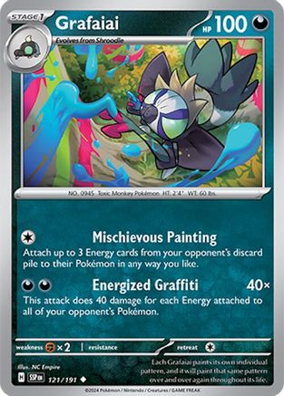 Grafaiai (121/191) [Scarlet & Violet: Surging Sparks] Reverse Holofoil