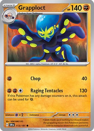 Grapploct (113/191) [Scarlet & Violet: Surging Sparks] Reverse Holofoil