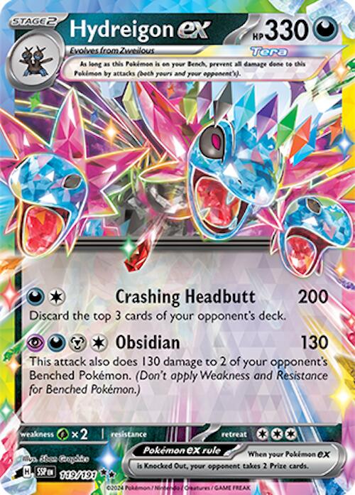 Hydreigon ex (119/191) [Scarlet & Violet: Surging Sparks] | Silver Goblin