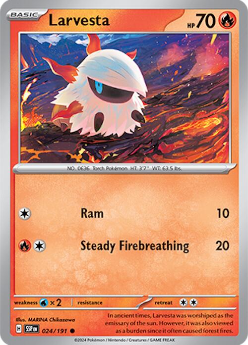 Larvesta (024/191) [Scarlet & Violet: Surging Sparks] | Silver Goblin