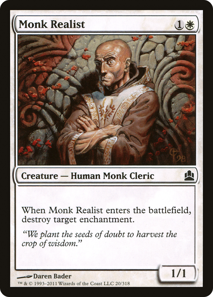 Monk Realist (020) - Commander 2011
