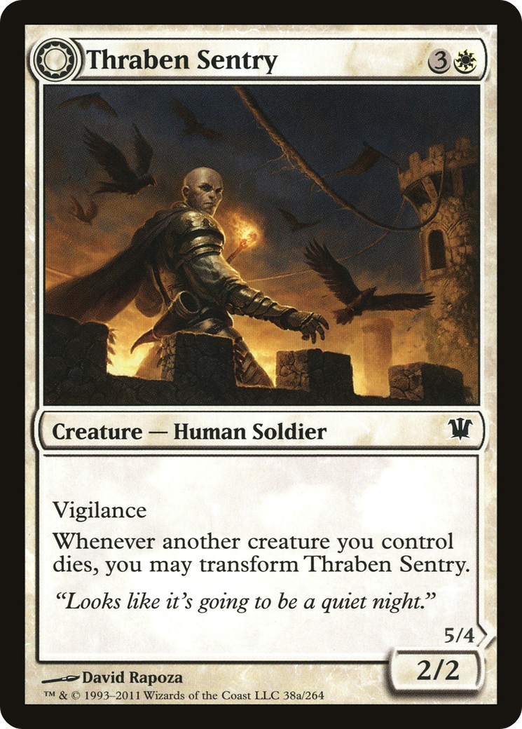 Thraben Sentry (038) Foil - Innistrad