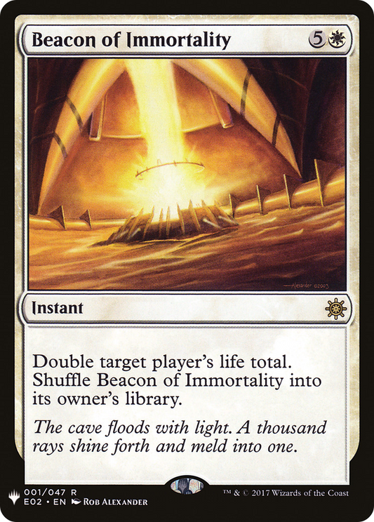 Beacon of Immortality (E02-1) - The List