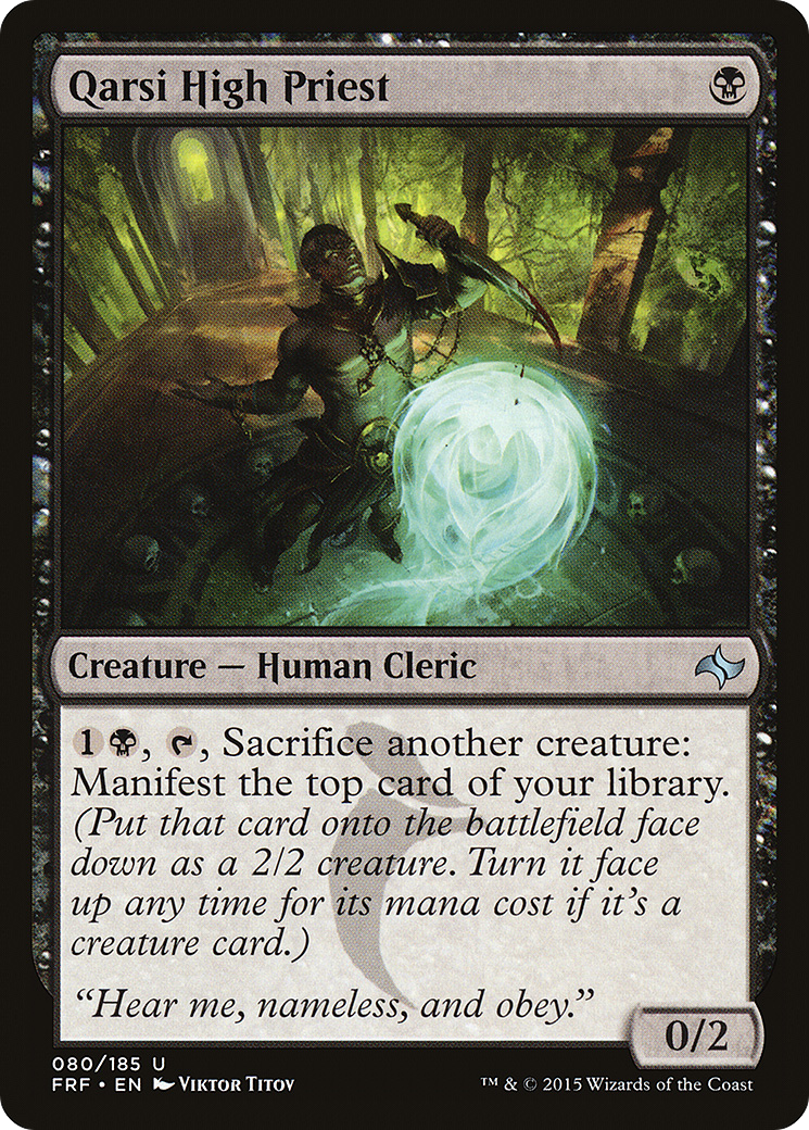 Qarsi High Priest (080) Foil - Fate Reforged