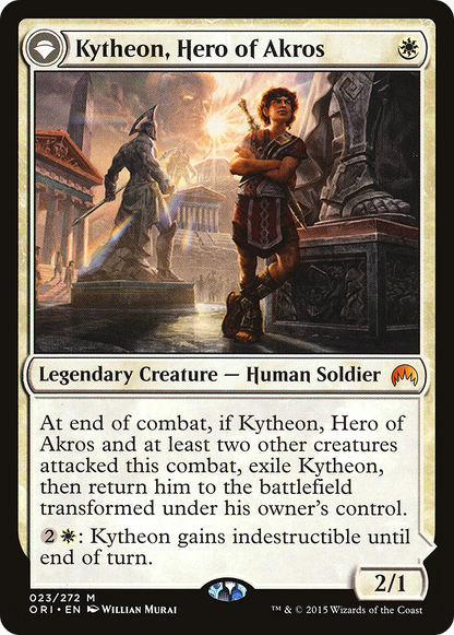 Kytheon, Hero of Akros // Gideon, Battle-Forged (023) - Magic Origins