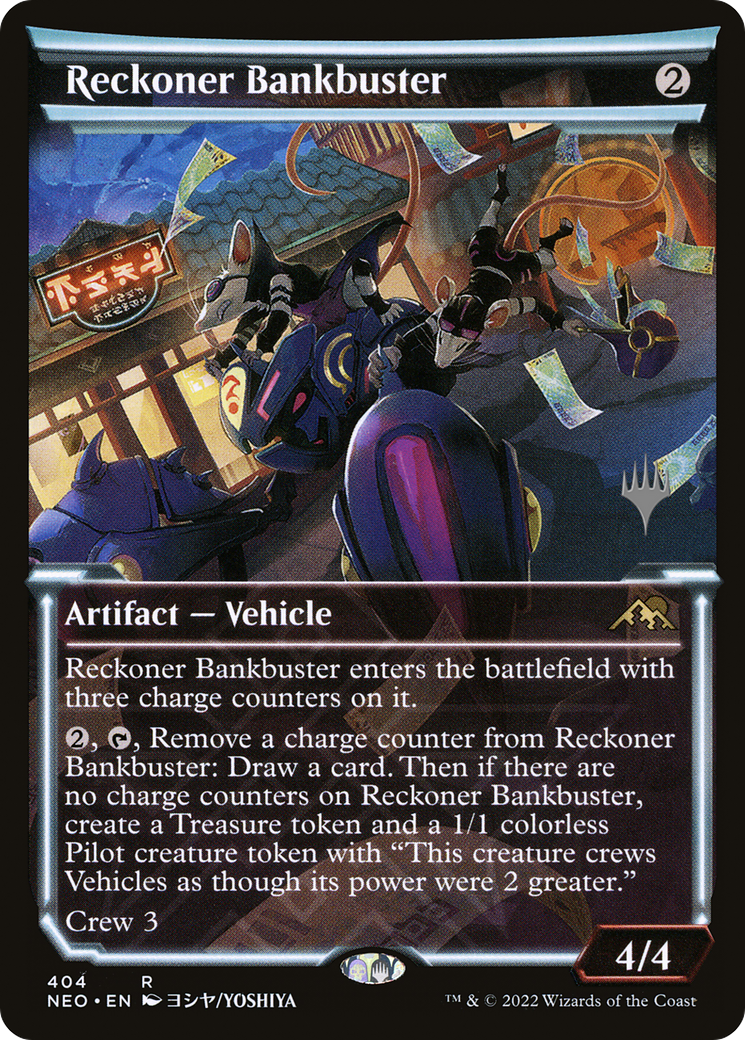 Reckoner Bankbuster (Showcase) (404) Foil - Kamigawa: Neon Dynasty Promos