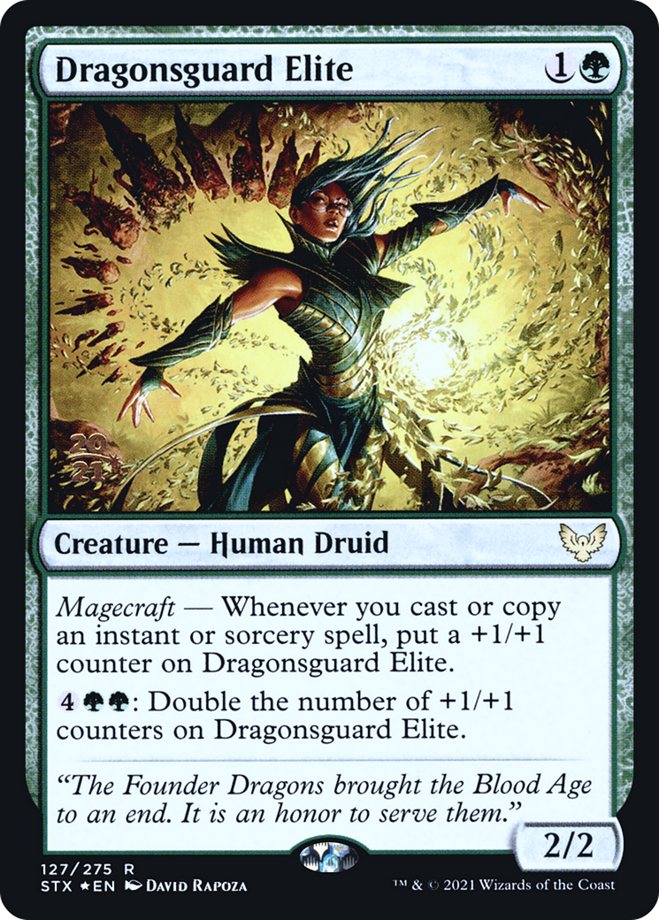 Dragonsguard Elite (127s) Foil - Strixhaven: School of Mages Promos