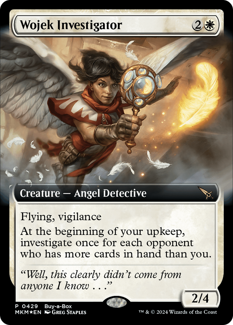 Wojek Investigator (Extended Art) (429) Foil - Murders at Karlov Manor