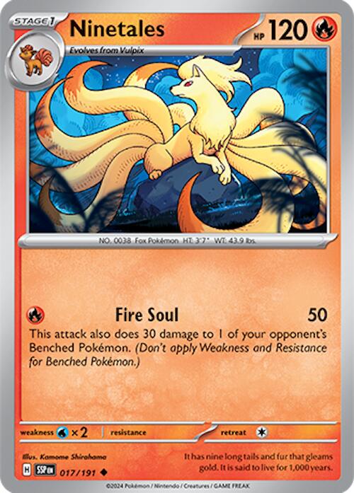 Ninetales (017/191) [Scarlet & Violet: Surging Sparks] | Silver Goblin