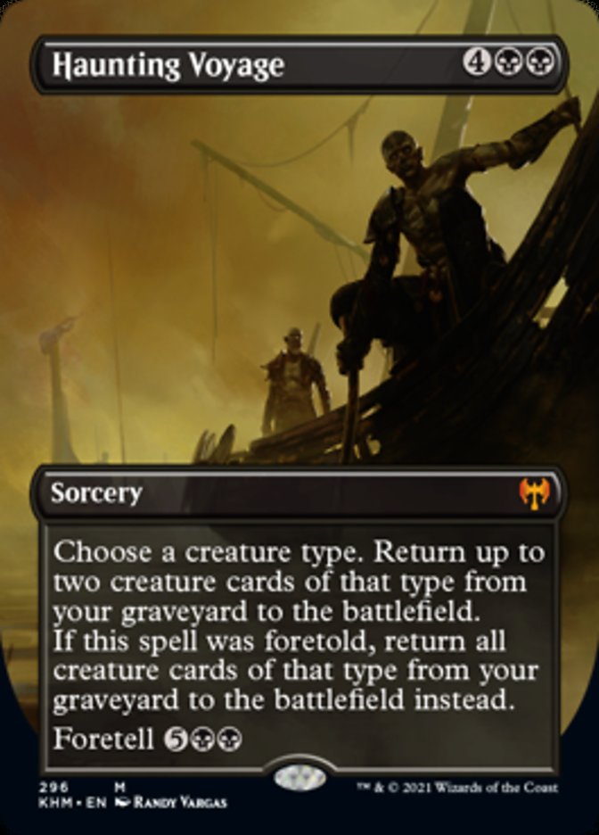 Haunting Voyage (Borderless Alternate Art) [Kaldheim] | Silver Goblin