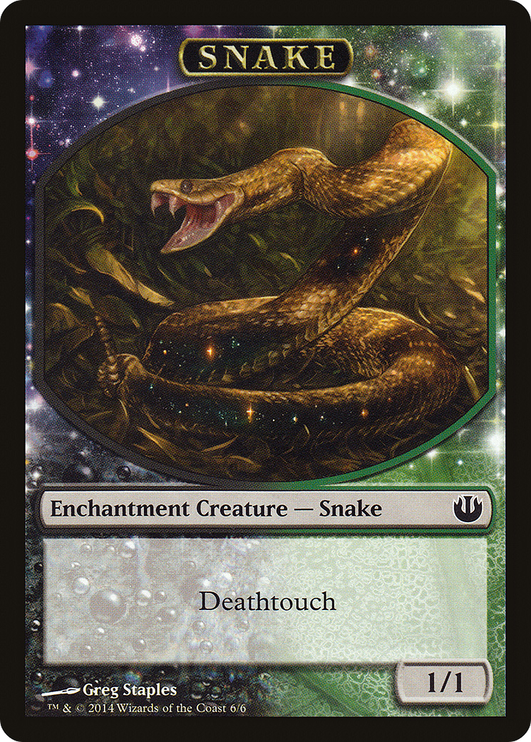 Snake Token [Journey into Nyx Tokens] | Silver Goblin