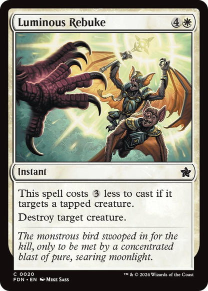 Luminous Rebuke [Foundations] Foil