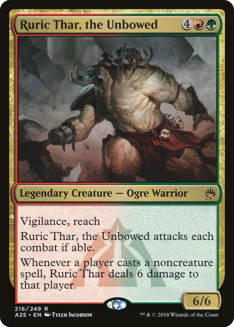 Ruric Thar, the Unbowed (216) Foil - Masters 25