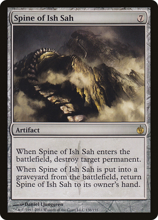 Spine of Ish Sah [Mirrodin Besieged] Foil
