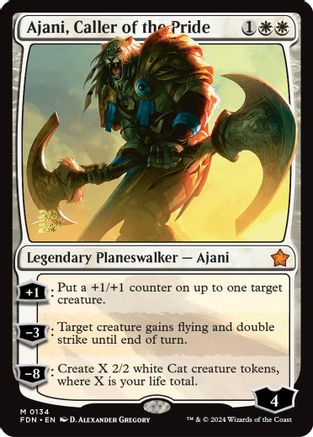 Ajani, Caller of the Pride (134) Foil