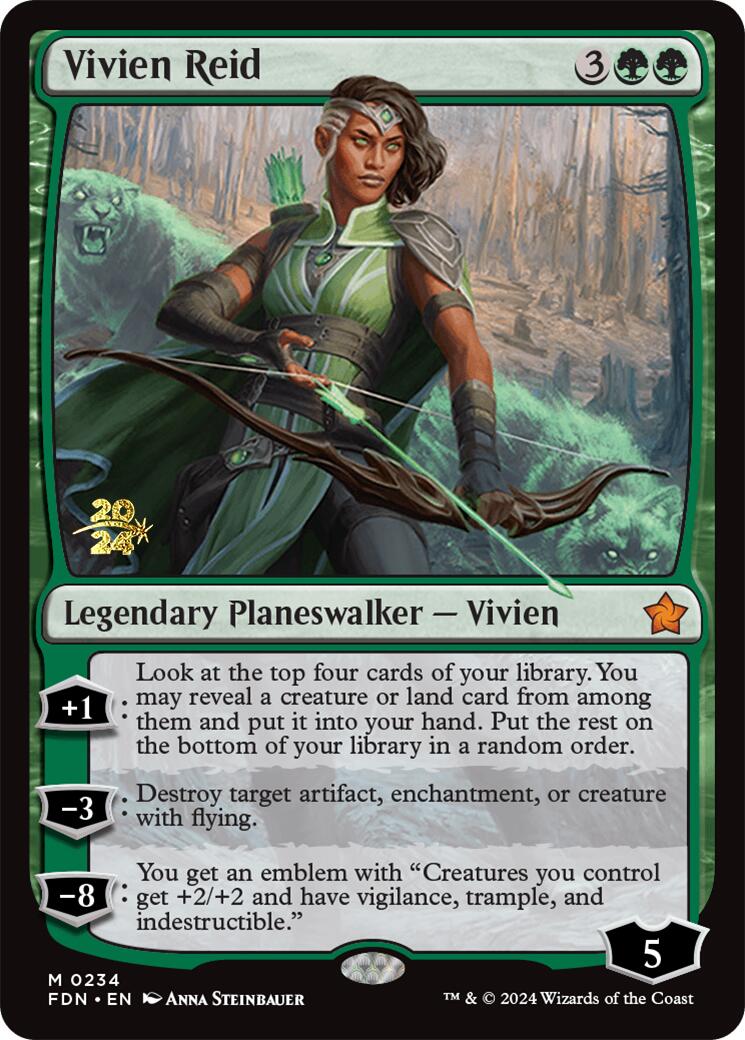 Vivien Reid [Foundations Prerelease Promos] | Silver Goblin